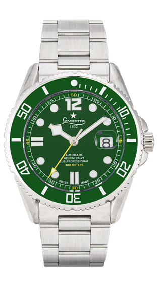 Montre Levrette Homme LEVMASTER 300-HELIUM VALVE in Acier 7004.20EE60B20 - 7004.20EE60B20